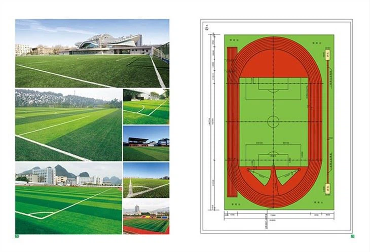 Outdoor Soccer Courts Artificial Grass Artificial Turf 40 Mm Manufacture Shandong Meisen